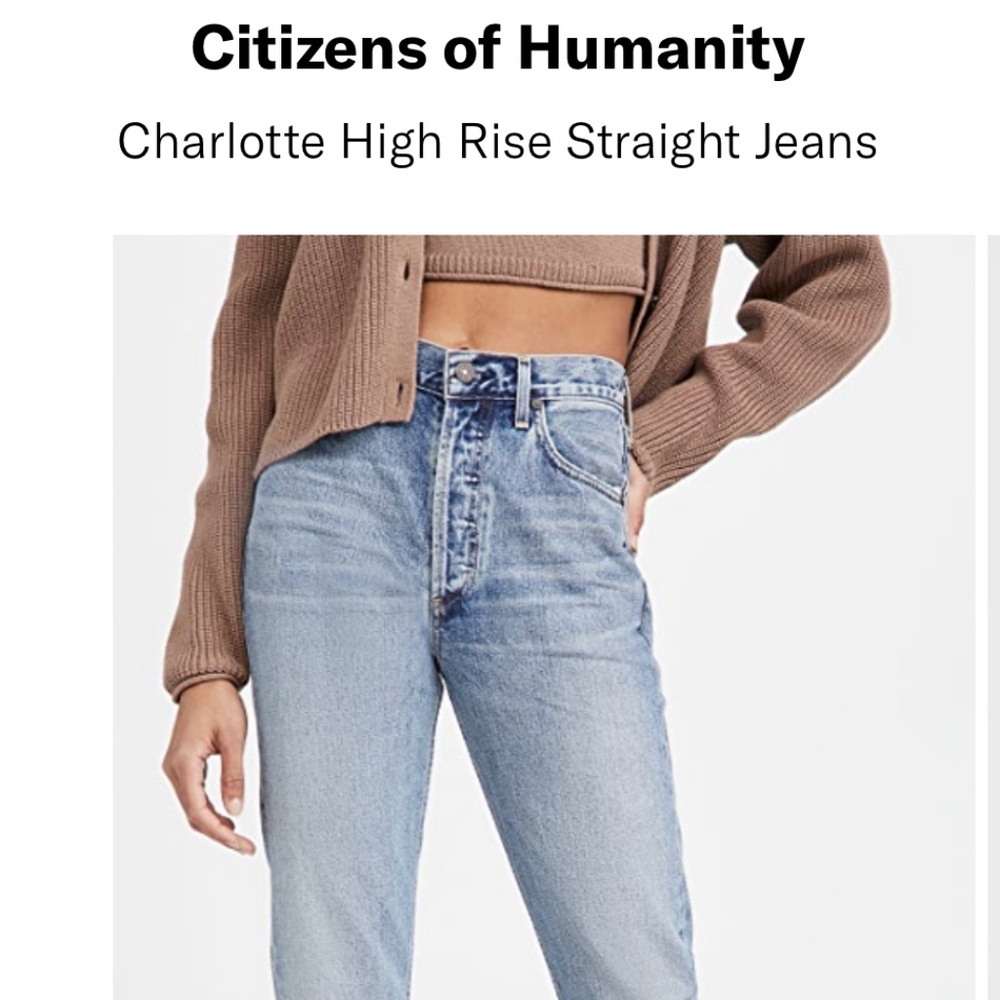 Citizens of Humanity Charlotte High Rise